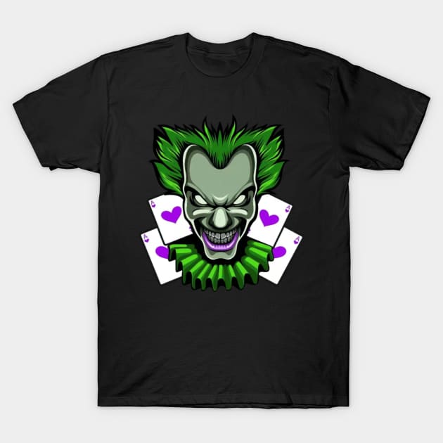 Evil Clown T-Shirt by Jenex